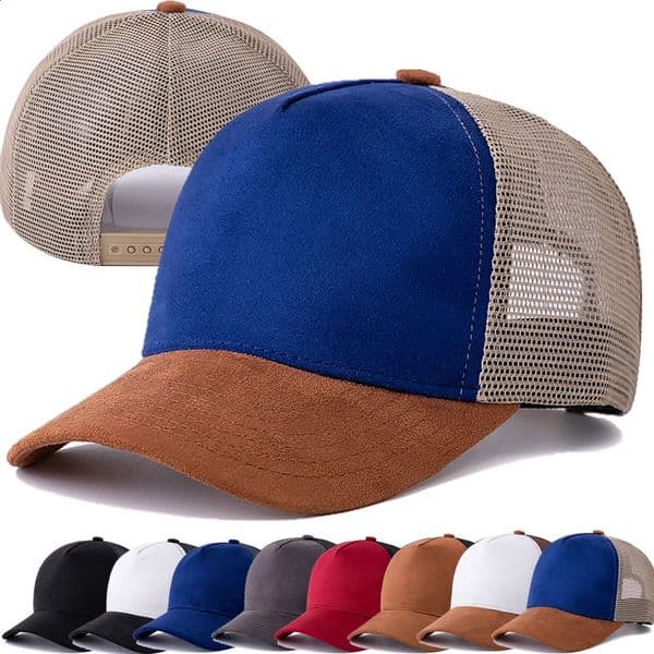 Unisex High Quality Mesh Cap Casual Fashion Multicolor Cotton Baseball Trucker Hat For Women And Men Summer Plain Style 260530