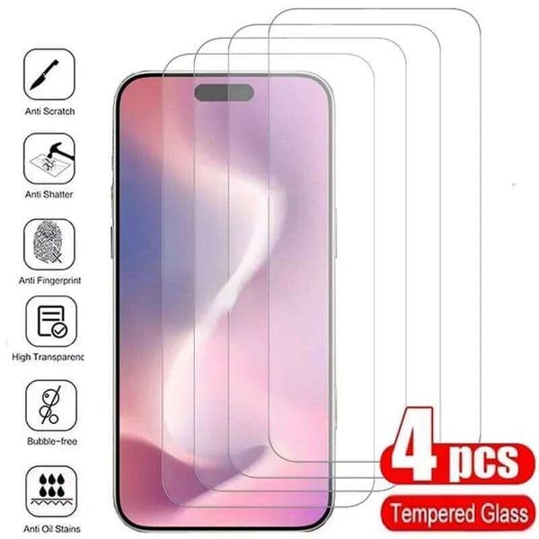 4PCS Tempered Glass For Galaxy Screen Protector for Samsung S24 Ultra S22 S23 S25 S26 Plus Protective Film