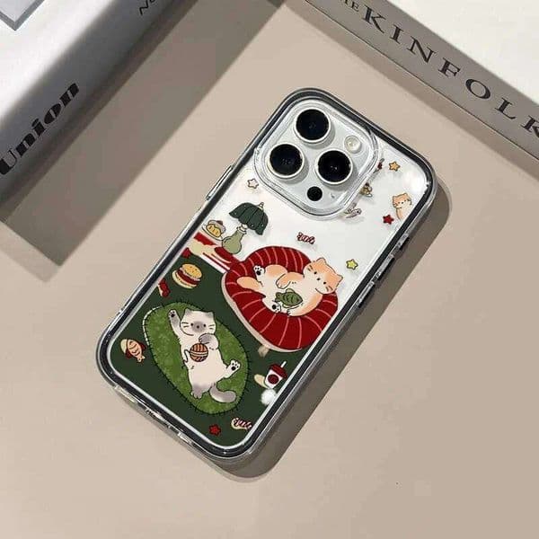 Lying flat cute little Cat Soft Phone Case For Samsung Galaxy S26 Ultra S25 S23 FE S24 S22Plus A57 A37 A54 A36 A35 A15 A16 Cover