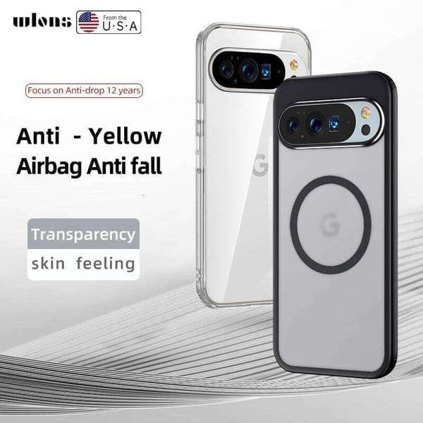 Luxury Simple Transparent Phone Case For Google Pixel 10 XL 10A 9 8 7 Pro 9a 8a 7a for Magsafe Shockproof Protect Cover