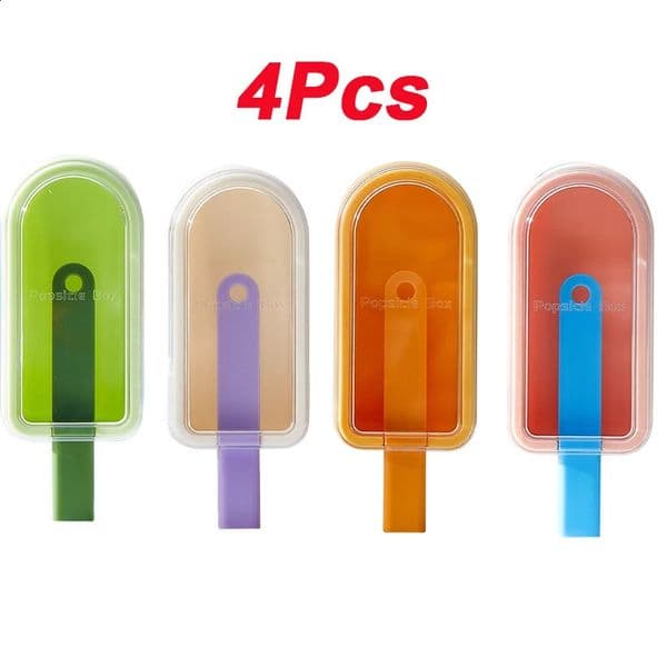 Colorful Homemade Popsicle Molds Easy-Release BPA-free Popsicle Maker Molds Ice Pop Molds DIY Popsicle Ice Pop Maker 260530