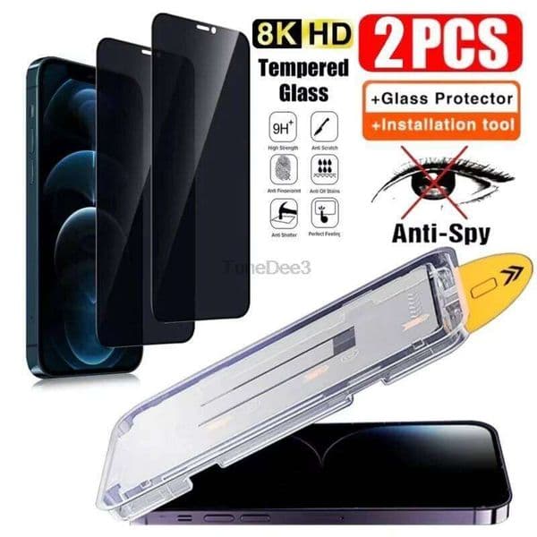 Anti-Spy Tempered Glass For Poco F7 M7 X7 F6 F5 F3 X6 X5 X4 X3 M6 Pro C75 Dust Free Installation Privacy Screen Protector