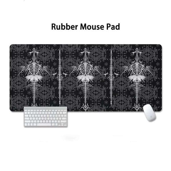 Creativity Coccyx Rubber Mouse Gaming Office Study Large Small Laptop Deskmat Keyboard Mat Stitched Edge Non-Slip Desk Pad