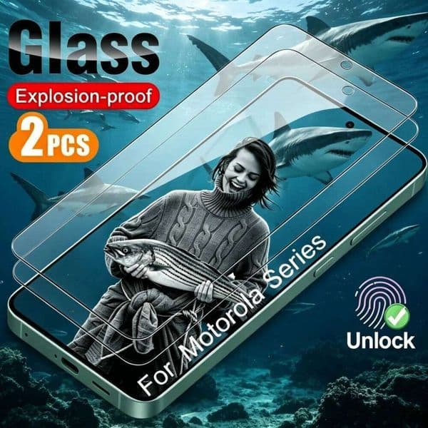 9H Clear Tempered Glass Protector For Motorola Signatrue Edge 70 Fusion+ 60 50 Pro G87 G77 G67 Anti-Fingerprint Front Film