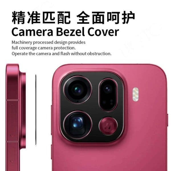 1-2Pcs Aluminum Metal Rear Camera Protector Cover For OPPO Find X9 Pro Enhance Shockproof Screen Protect Lens Ring Film Cap