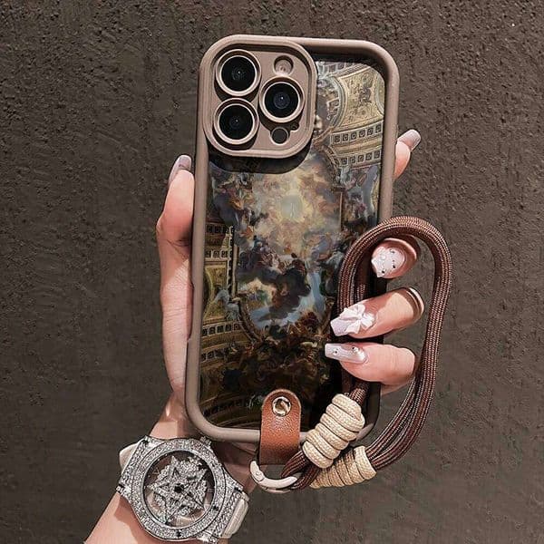Retro Religion Phone CaseFor Samsung Galaxy S26 S21 S25 S24 S23 S22 Ultra Plus FE Case A16 A36 A54 A55 A56 With Lanyard Funda