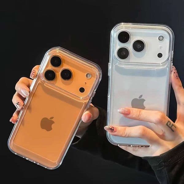 Luxury Clear Phone Case For iPhone 17 14 16 13 11 12 15 Pro Max Air 16E 7 8 Plus XR XS X SE Silicone Soft Shockproof Cover