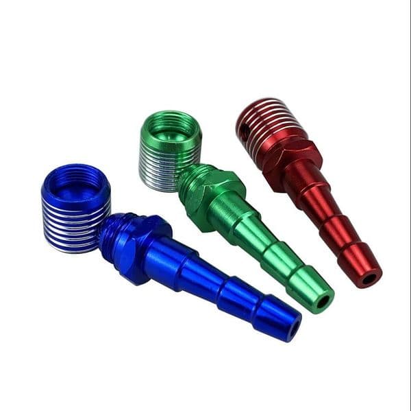 Smoking Pipes Hot selling new creative personalized design portable aluminum alloy microphone pipe mini metal smoking set
