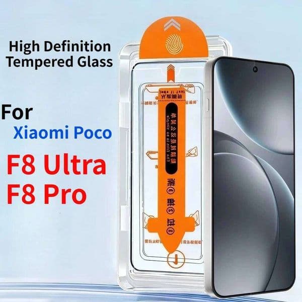 Easy Installat Anti-fingerprint Dust Free Kit Set For Xiaomi Poco F8 F7 Ultra Pro Tempered Glass Film Protection Dust-free Cabin