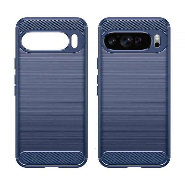 Business Ultra Slim Smooth-Touch Carbon Fiber TPU Case For Google Pixel 10 9 XL 8 7 6 A Pro Anti-Drop Bumper Protector Cover