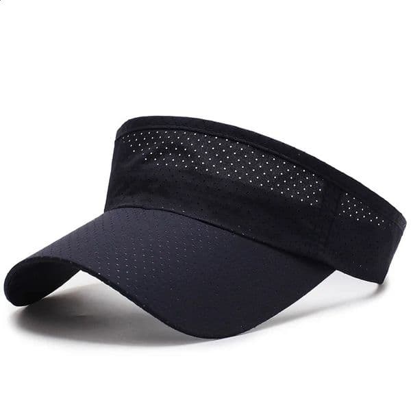 Summer Breathable Air Sun Hats Men Women Adjustable Visor UV Protection Top Empty Solid Sports Tennis Running Sunscreen Cap Hat 260529