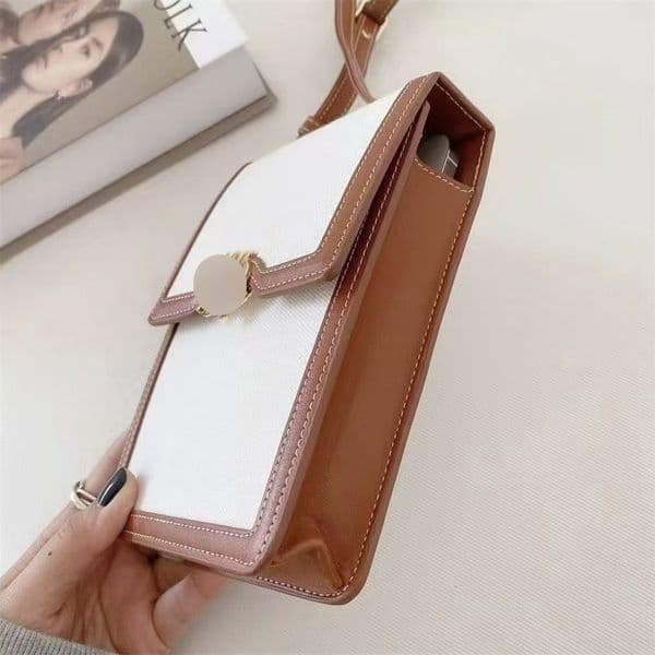 Luxury Designer crossbody Phone Bag case Leather Adjustable Strap Shoulder Wallet Genuine Mini Messenger Canvas Shoulder PHE11