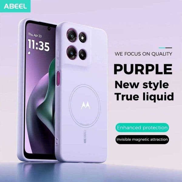 Original Liquid Silicone Magnetic Case for Motorola Signature Moto Edge 70 Fusion+ 60 Pro G87/67/77 G Play 2026 Shockproof Cover