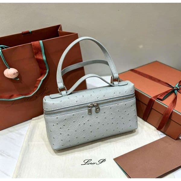 Classic Designer Casual Crossbody Shoulder Bag Zipper Closure Leather L19 Bag Women Genuine Leather Lunch Box Bag Adjustable Strap Everyday Handbag Wandering Bag