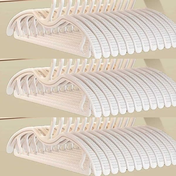 Neck 5/15/25/35pcs Wide Shoulder Hangers Short Non-Slip Mark-Free Space Saving Closet Organizer for Home Dorm Wardrobe L260702