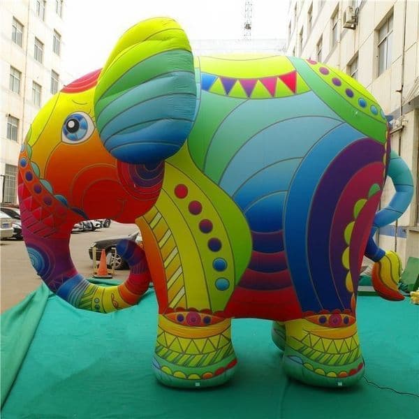 Free delivery Beautiful Inflatable Elephant Inflatables Balloon Art Animal for stagedesign Decoration