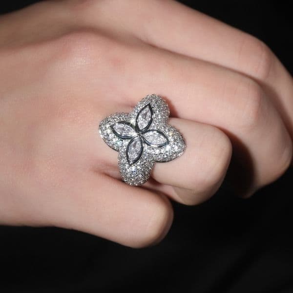 mens ring engagement rings for women moissanite bague jewellery diamond bijoux Fashion Minimalist Vintage Engagement Small Large Green Bijoux De Luxe Bague Luxury
