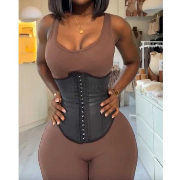 Faux Leather Slimming Waist Belt Tummy Control Body Shaper Trimmer Slimming Girdle for Women Weight Loss Shapewear X260703