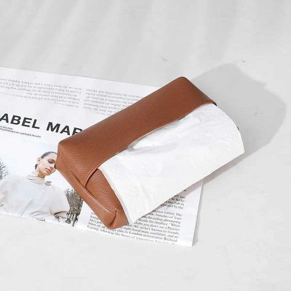 Leather Tissue Box Creative Nordic Simple He Living Ro Light Luxury Tissue Box Bedro High-end Paper Tissue Box J260710