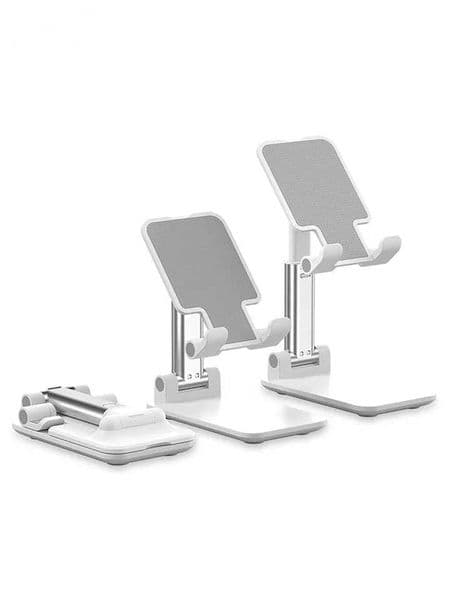 360 Rotation Adjustable Phone Tablet Stand Foldable Telescopic Desktop Bedside Holder for Android 1pc S2641