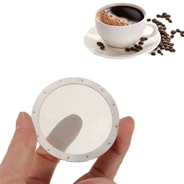 Solid Stainless Steel Washable Mesh Screen For Aeropress Coffee Maker Filter Reusable Filters ZA2382