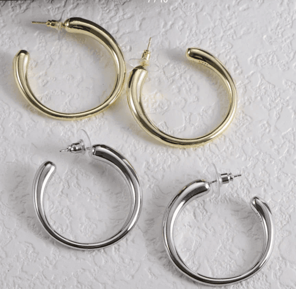 Simple Designer Hoop Huggie Earrings Fashion 18K Gold Silver Plated Earring Eardrop aretes orecchini for Women Wedding Party Jewelry Accessories