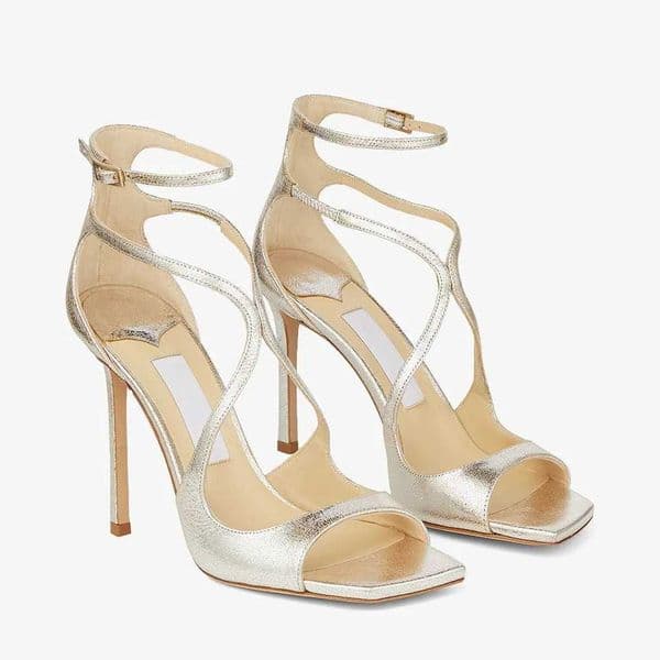 Summer New Fashionable High-heeled Womens Open Toed Sandals Dance Shoes Party Sexy 34-42 Large Womens ShoesZ260401