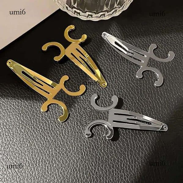 Designer Clip 18K Gold Plated Luxury Jewelry Charm Love Gift Hairclips High Quality Metal Hairpin Women Gilrs Hair Accessories Headwear