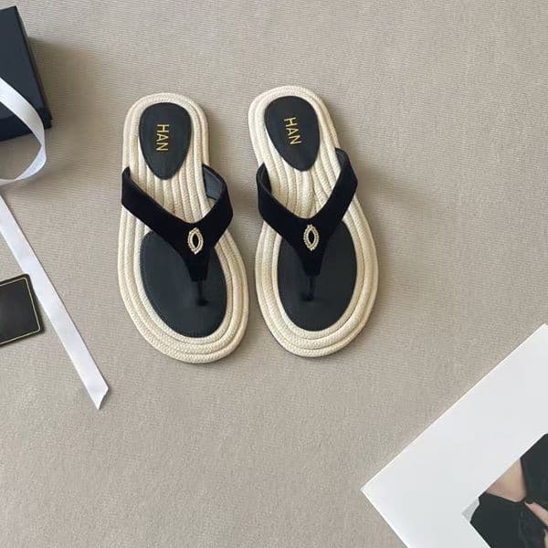Pinksugao women designer sandal slipper beach sandal flat Shoes fashion luxruy genuine leather beach sandal With box size35-41 3T260323105