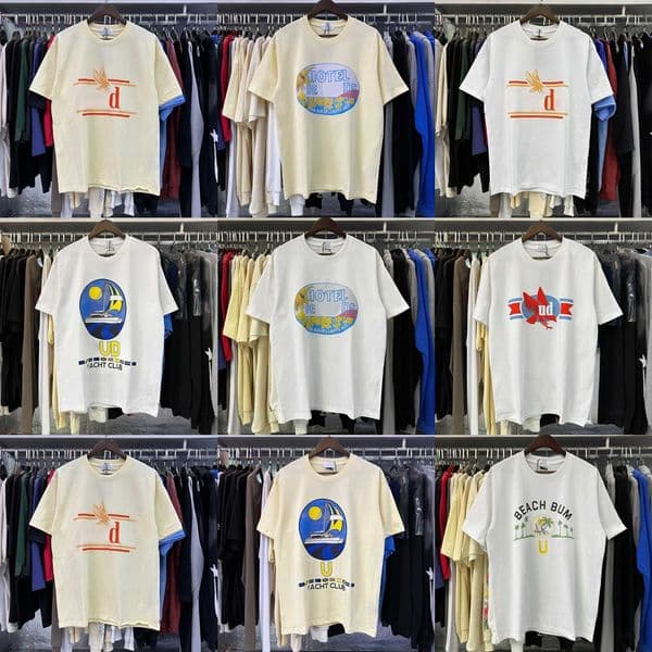 RH Designer t shirt mens tee high-quality graphic letter printed shirts Casual Hip Hop Street Shorts Sleeve Luxury Streetwear Unisex cotton tshirt clothing top a8