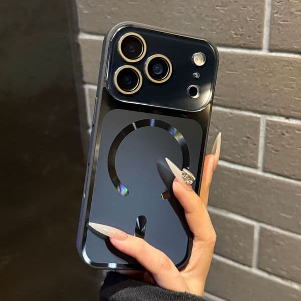 New Gradient Feather Yarn Phone Case for iPhone 17 Pro Max, Full Camera Lens Protection Cover for iPhone 16 Pro 15 14