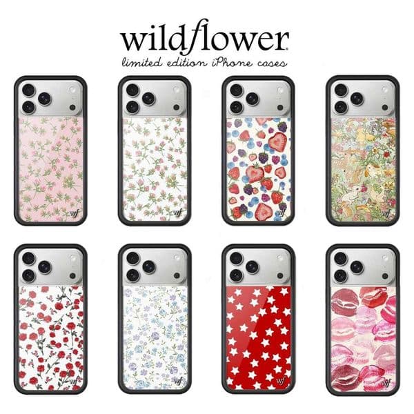 Wildflower 3D Cartoon Rabbit beds Flower Phone Case for iPhone 16 17 13 12 14 15 Pro Max Plus fashion sexy Red Lips wf Cover 26H0401