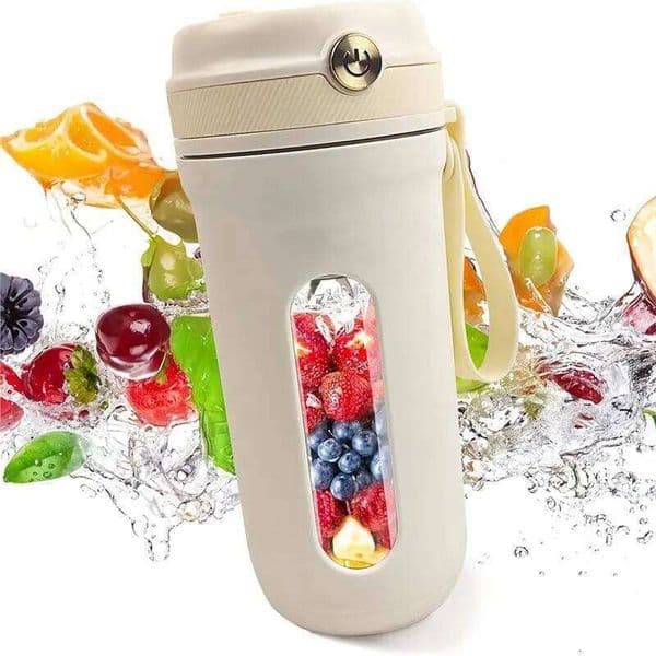 Portable Blender 350Ml - USB Rechargeable Mini Juicer Cup With Type-C, Upgraded Motor,Personal Smoothie Maker For Travel 26H0401