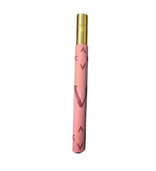 Designer classic letter logo ballpoint pen Luxury fashion pen Business Signature Pen Leather metal splicing ballpoint pen student teacher Office supplies