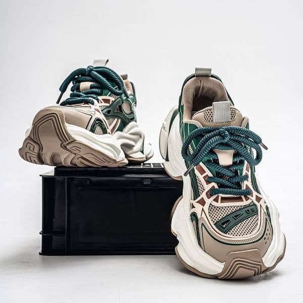 New Spring Summer Collection Large Men s Shoes Mesh Breathable Casual Thick soled Height Increasing Sports Versatile Men s Shoes Casual Shoes