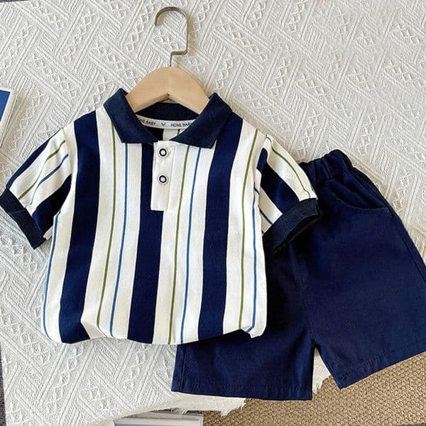 Children Clothing mother Kids Clothes Childrens Sets Boys Tshirt Shorts Summer Cotton Short sleeve fashion Suit2PCS 260401