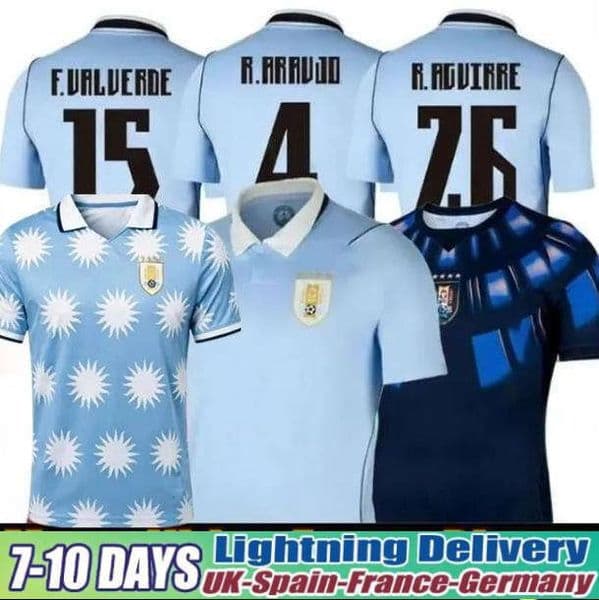 Uruguay World Cup 2026 Soccer Jerseys 2026 2027 L.SUAREZ E.CAVANI N.DE LA CRUZ National Team Shirts G.DE ARRASCAETA F.VALVERDE R.ARAUJO R.BENTANCUR 26 27 Football