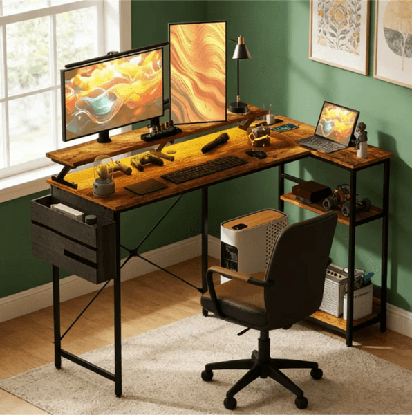 L-shaped computer desk corner desk office desk (desk only)