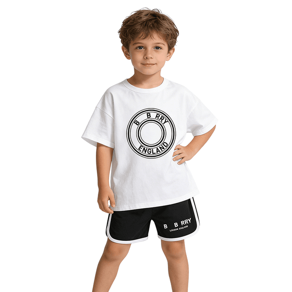 New Kids Sets perfume Designer T Shirt Pants Set Fashion Letter Printing Children Piece Cotton Baby Boys Girl Outdoor Sports Clothing cologne Kid Tracksuits DSD