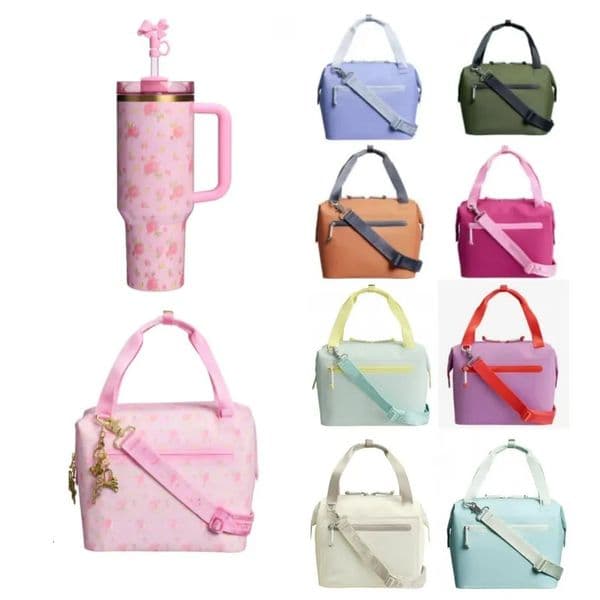 Love Fancy Ibiza Sunset Car Cup with Handle and Straw 14 40 Oz Christmas Limited Edition Bow