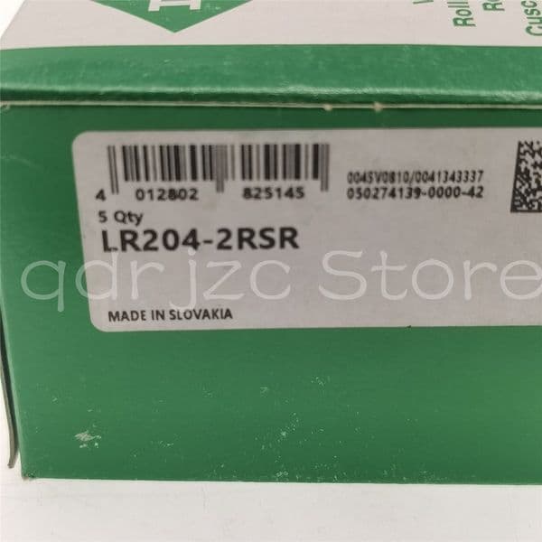INA 1 pc Yoke-type track roller bearing LR204-2RSR with dimensions 20X52X14 mm
