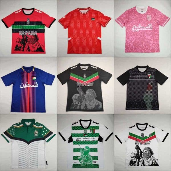 Classic new and vintage Palestinian series football jerseys Thai version T260401