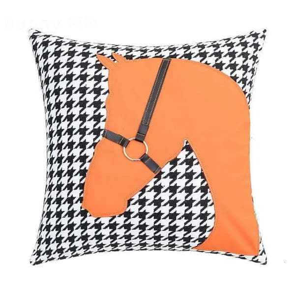 Pillow Case 2026 New Nordic Modern Living Room Sofa American Light Luxury Home Bedside Cushion Backrest Thousand Bird Grid