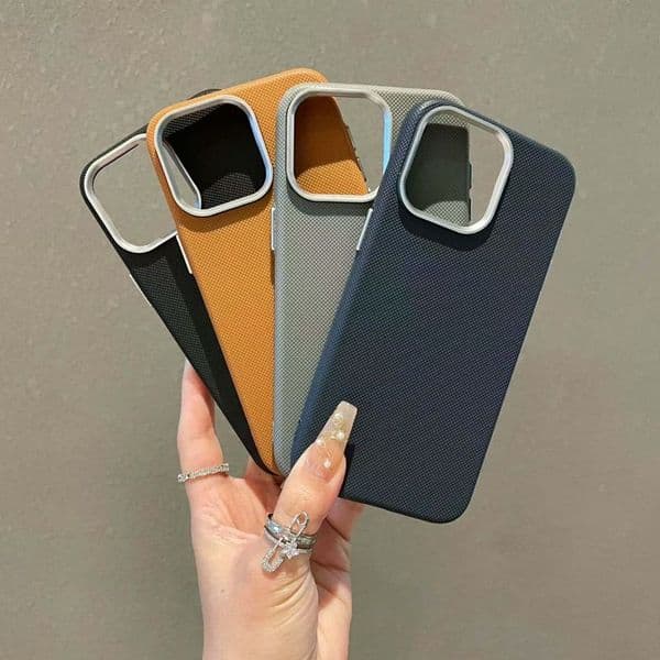 Luxury Ultra-Thin Solid Color Cases For Iphone 17 Pro Max 16 15 14 13 Iphone17 Models PU Soft TPU Silicone Smart Mobile Phone Back Skin Cover