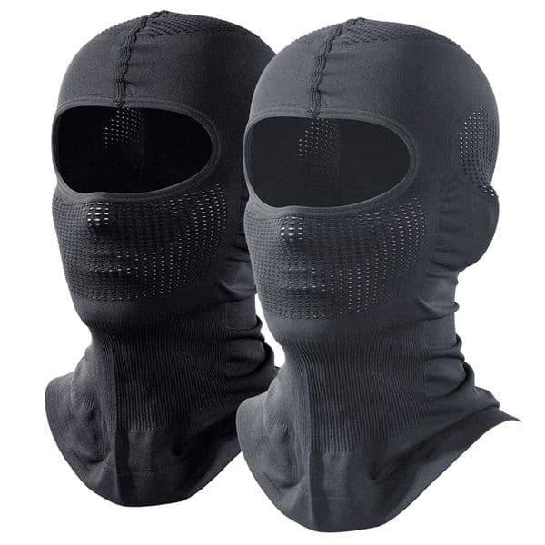 2PCS Breathable Balaclava Motorcycle Full Face Mask Cover Cycling Helmet Liner Windproof Ski Motorbike Hood Cap Cycling Bandana 260402BJ