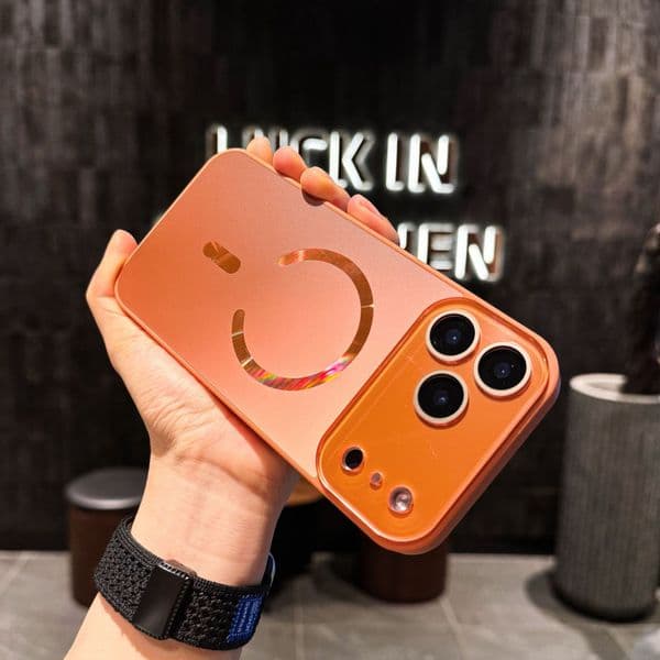 Luxury Flowing Light Magnetic Phone Case For iPhone 17 Air 16 15 14 13 Pro Max PC Protective Hard Cover Z260522