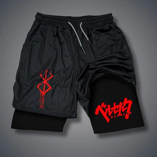 2 in 1 Compression Shorts for Men Gym Workout Running Shorts with Phone Pockets Athletic Quick Dry Activewear 260401
