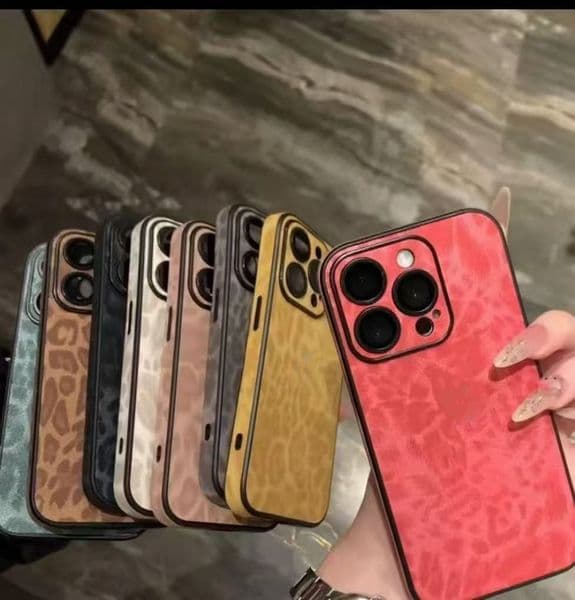 Luxury Leopard Skin Pattern TPU Phone Case With Lens Film For iPhone 17 Air 16 15 14 Plus 13 12 11 Pro Max Shockproof Protective Cover