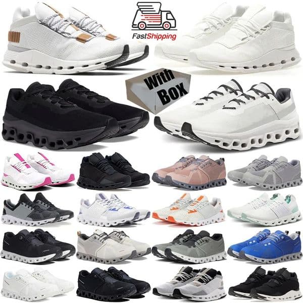 2026 New style Designer Shoes 5 X 3 Running Men Women Shoes Marathon women Casual Shoes Run All Black White Pink Mens Womens Pearl Brown Sand Glacier size 36-46