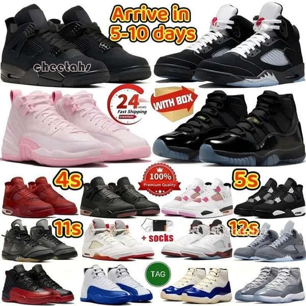 with Box Basketball Shoes Men Women Trainers - Gamma Blue Black Cat Taxi Pearl Pink Off Noir Wolf Grey Fruits Of Our Labor Fragment Steel